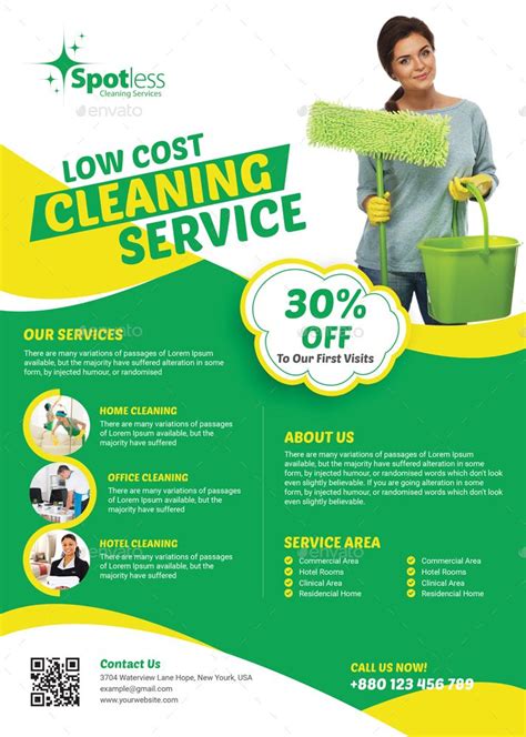 Cleaning Service Flyer, Emotions Preschool, Color Profile, Promote Your ...