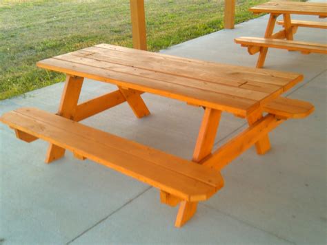 Picnic Table | Picnic table I built. There are 6 all togethe… | tbarbs | Flickr