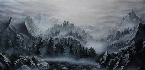 Skyrim Landscape (for sale) by SerraArc on DeviantArt