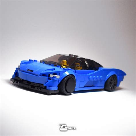 LEGO MOC McLaren Speedtail 8stud wide - Blue by thegbrix | Rebrickable - Build with LEGO