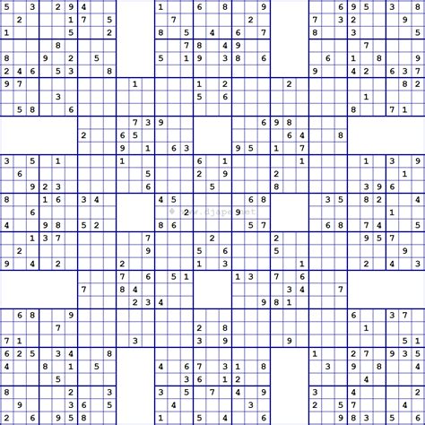 100x100 Sudoku Printable | Printable Sudoku Puzzles Online