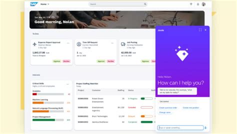 SAP Announces New Generative AI Assistant Joule