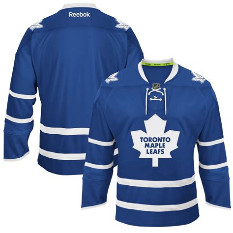 Reebok Toronto Maple Leafs Blue EDGE Authentic Custom Home Jersey