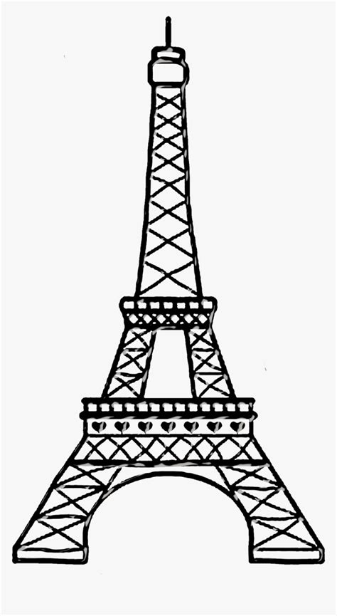 Torre Eiffel Png - Paris Eiffel Tower Drawing, Transparent Png , Transparent Png Image - PNGitem