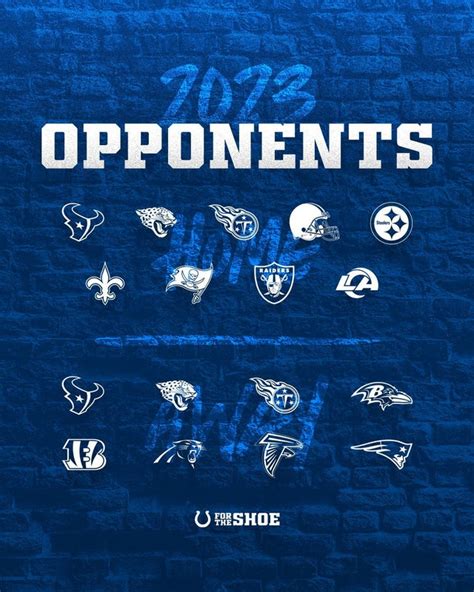 [Indianapolis Colts] Our 2023 opponents are set. : r/Colts