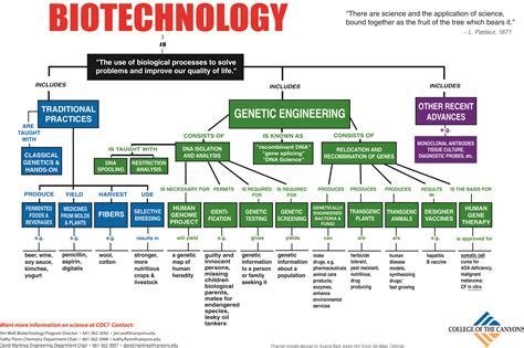 Biotechnology Concept Map