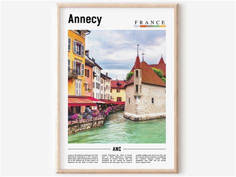 Annecy Print, Annecy Poster, Annecy Wall Art, France Photo, France ...