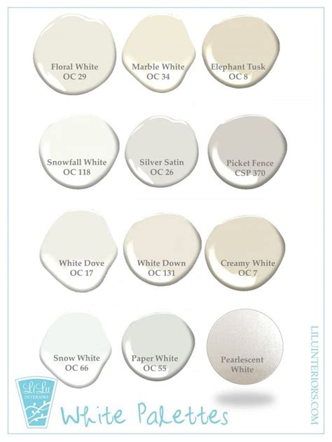 Winter Whites: Color Palettes According to LiLu