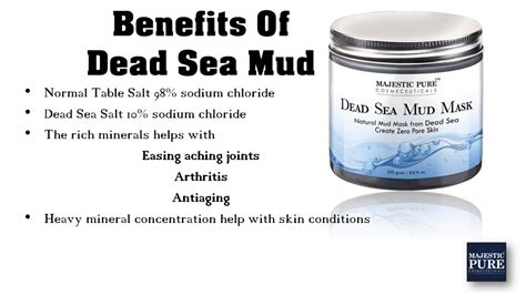 Benefits Of Dead Sea Mud - YouTube