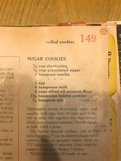 Betty Crocker rolled sugar cookie recipe. My absolute favorite ...