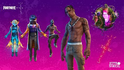 Travis Scott In Purple Background Astro Jack Fortnite HD Games Wallpapers | HD Wallpapers | ID ...