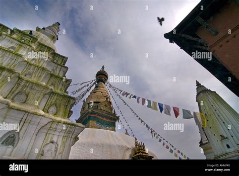 Swayambhunath Stupa Kathmandu Nepal Stock Photo - Alamy