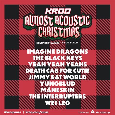 Kroq Almost Acoustic Christmas 2024 Lineup - Dolly Gabrila