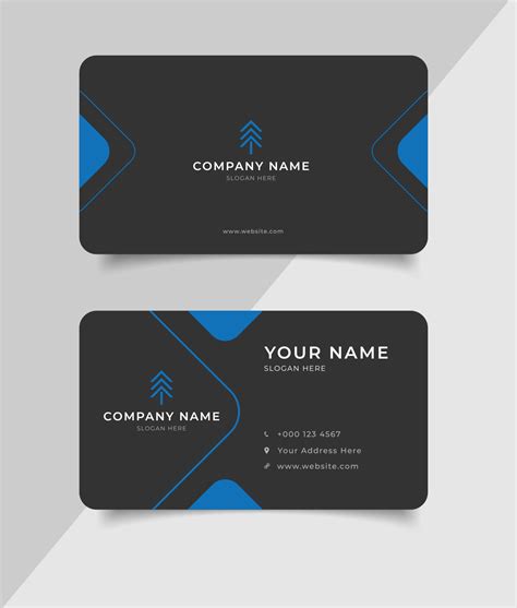 simple business name card template 10515680 Vector Art at Vecteezy