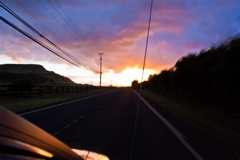 Open Road Sunset ~ Oahu, Hawaii | Where to Willie