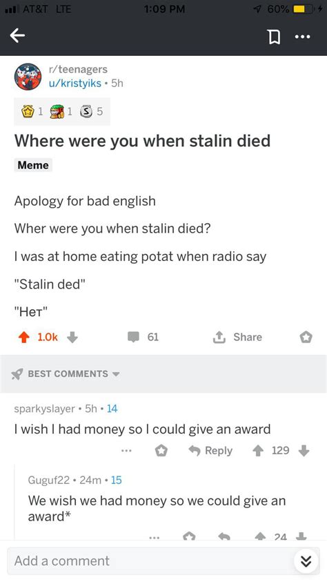 Apology for bad English : r/expectedcommunism