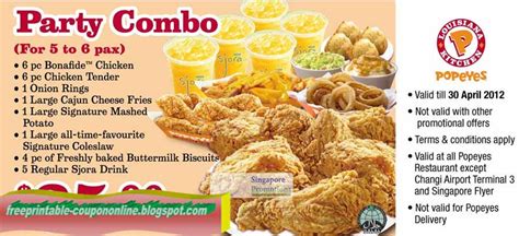 Printable Coupons 2019: Popeyes Chicken Coupons