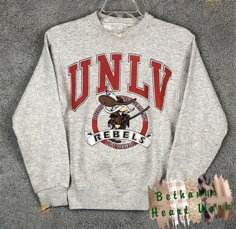 Vintage NCAA UNLV Rebels Mascot Logo Shirt UNLV Runnin' - Etsy