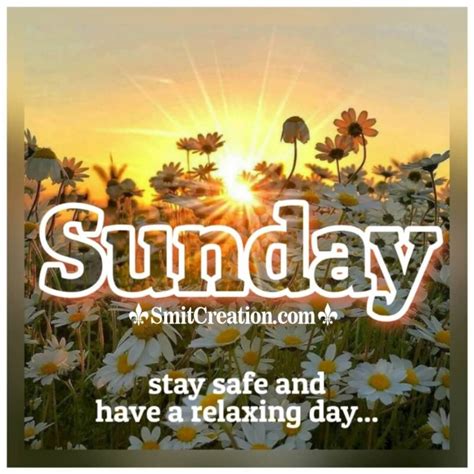 Sunday Have A Relaxing Day - SmitCreation.com