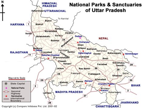 Sanctuaries and National Parks of Uttar Pradesh | National parks, Uttar ...