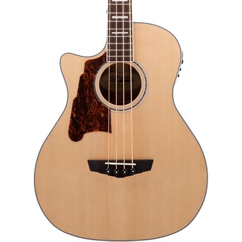 D'Angelico Premier Mott Left Handed Acoustic-Electric Bass Guitar ...