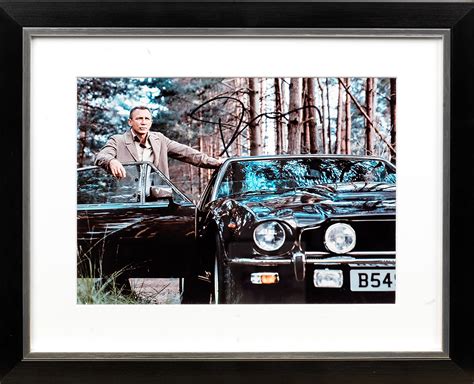 Bonhams Cars : A framed Daniel Craig signed James Bond 'No Time to Die ...