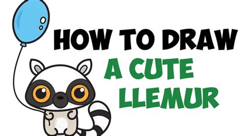 Cute Lemur Drawing