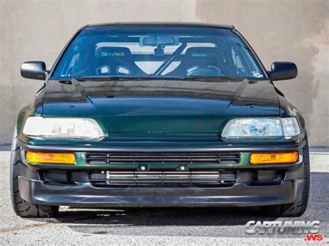 Modified Honda CRX, front