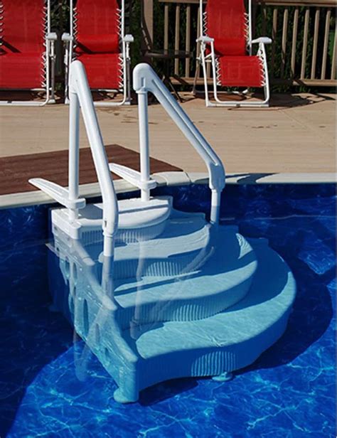 Enjoy Your Pool With Swimming Pool Accessories | Pool steps, Above ground pool steps, Above ...