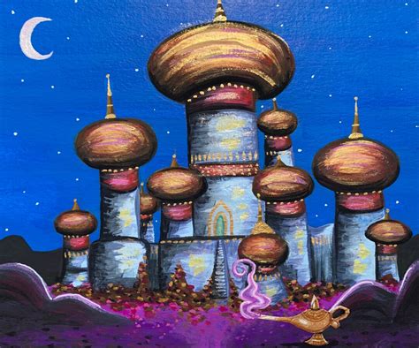 Aladdin's Castle Agrabah Hand-painted - Etsy