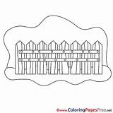 Farm Fence Coloring Coloring Pages sketch template