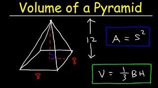 Volume of a Pyramid | Maths