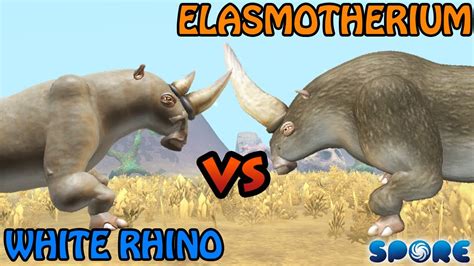 White Rhinoceros vs Elasmotherium | Modern vs Prehistoric [S1E4 ...