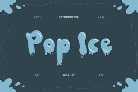 Pop Ice Font - Free Font