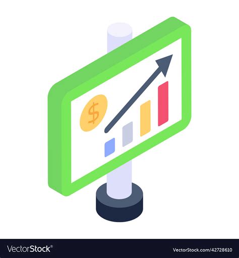 Financial growth Royalty Free Vector Image - VectorStock