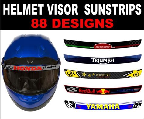 Motorcycle Helmet Visor Sticker - renewtribe