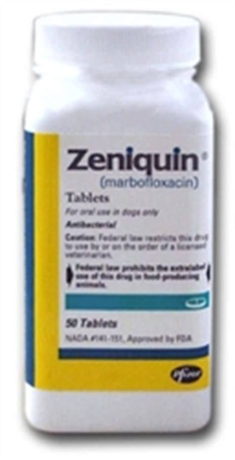 Zeniquin Antibiotic For Dogs & Cats 100mg, 50 Tablets