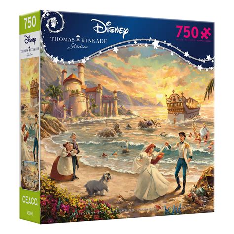 Ceaco 750-Piece Thomas Kinkade Disney Collection Little Mermaid ...