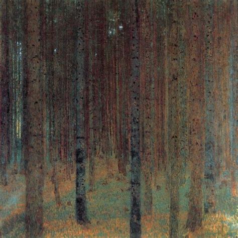 Gustav Klimt - Pine Forest II 1901 - Art Print - Global Gallery