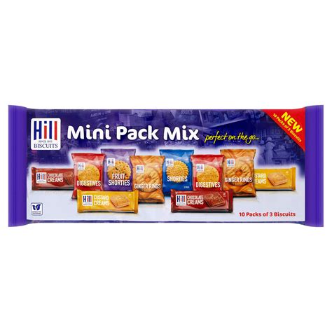 Hill Biscuits 10 Mini Pack Mix 323g | Multipack Biscuits | Iceland Foods