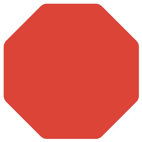 Stop sign emoji clipart. Free download transparent .PNG | Creazilla