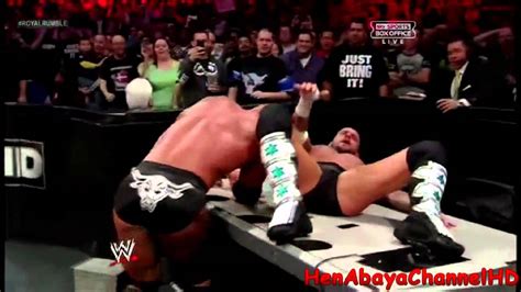 Cm Punk Vs. The Rock Highlights - HD Royal Rumble 2013 - YouTube