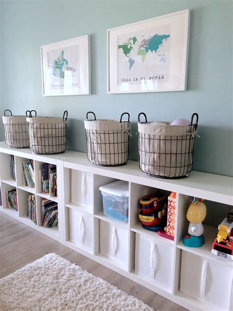 An Organized Playroom - Valley + Birch | Kids beds with storage ...