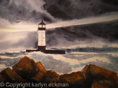 Canal Park Lighthouse, Duluth - Watercolor