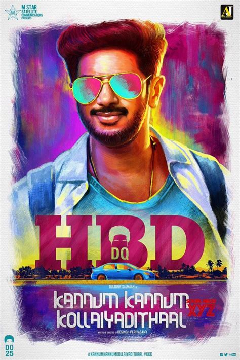 Dulquer Salmaan Birthday Poster From Kannum Kannum Kollaiyadithaal ...