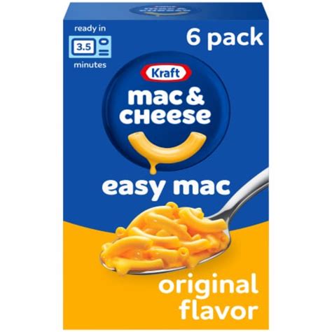 Kraft Easy Mac Original Mac N Cheese Macaroni and Cheese Microwavable ...