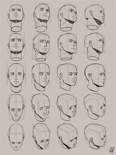 Drawing Human Head Angles