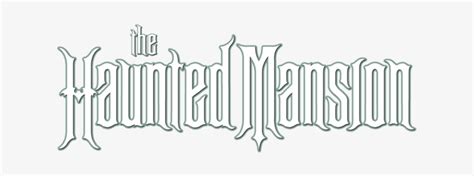 The Haunted Mansion - Disney Haunted Mansion Logo Png PNG Image ...