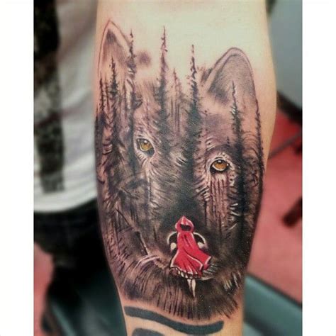 Red Riding Hood Tattoo by Marco Aguero