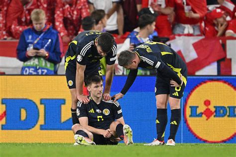 Kieran Tierney injury update after Scotland star is stretchered off in ...